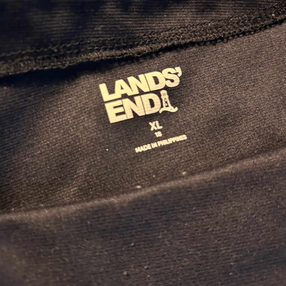 Lands' End Black Shirt XL